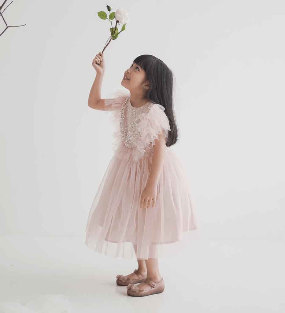 Brita Dress Nude Hello Baby M