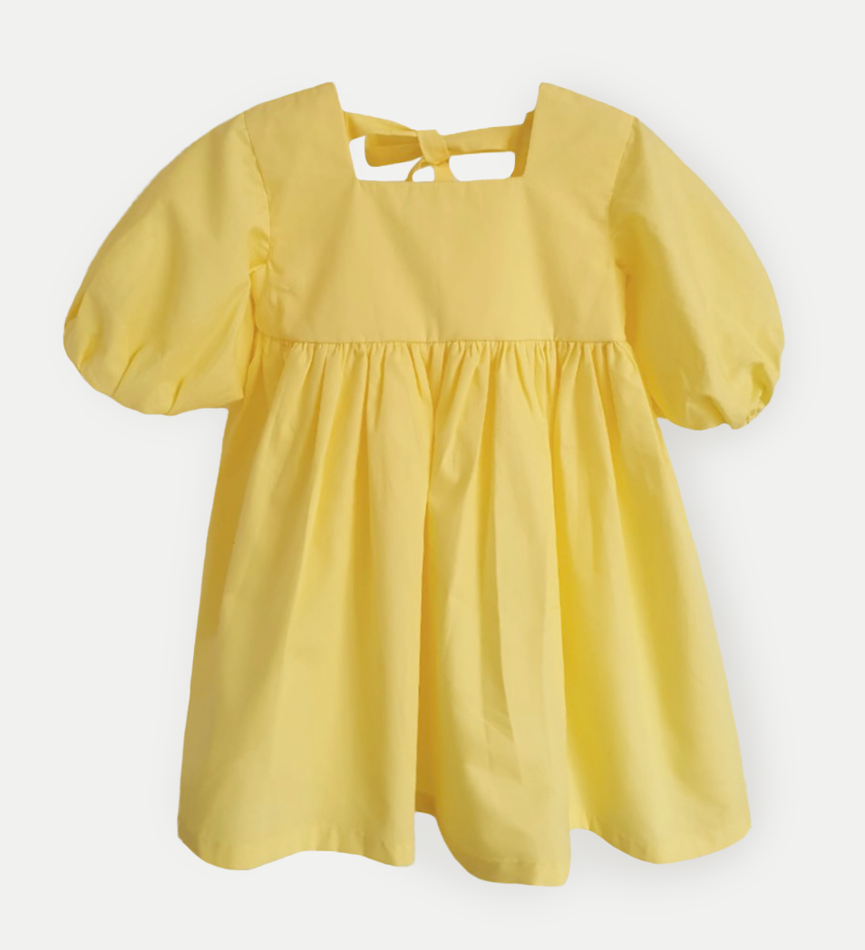 Seola Summer Dress Light Yellow – Hello ...